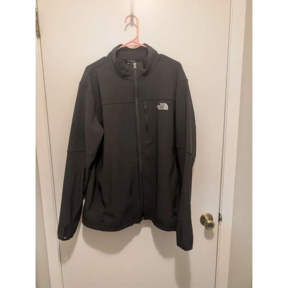 The North Face Men's XL Apex Pneumatic Softshell Jacket Black WindWall
